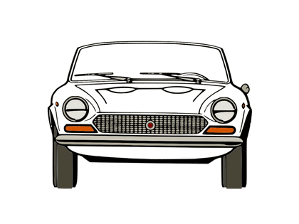 Classic Fiat 124 Spider