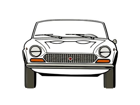 Classic Fiat 124 Spider