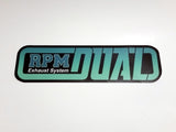 Racing Project Murashima RPM Dual Exhaust System Decal   REPRODUCTION