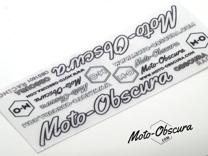 Moto Obscura RC Decal Sheet